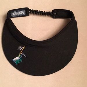 Black Golf Visor